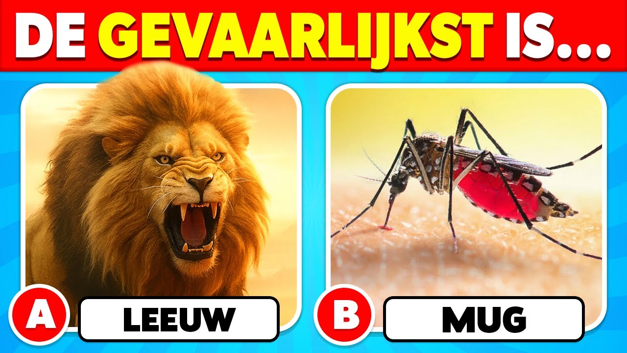 Hoe Goed is Jouw Kennis over DIEREN? 🦁🐘✅ Algemene Kennis Quiz