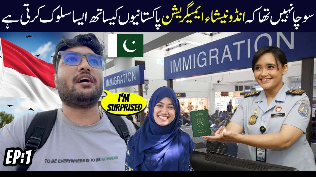 Finally Landed in Jakarta! 🇮🇩 - Are They Strict with Desi Travelers? Jakarta Immigration Experience.