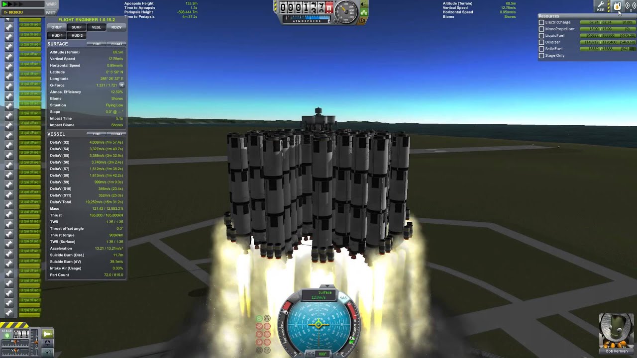 Kerbal Space Program - Insanely Huge Rockets - Munar Express