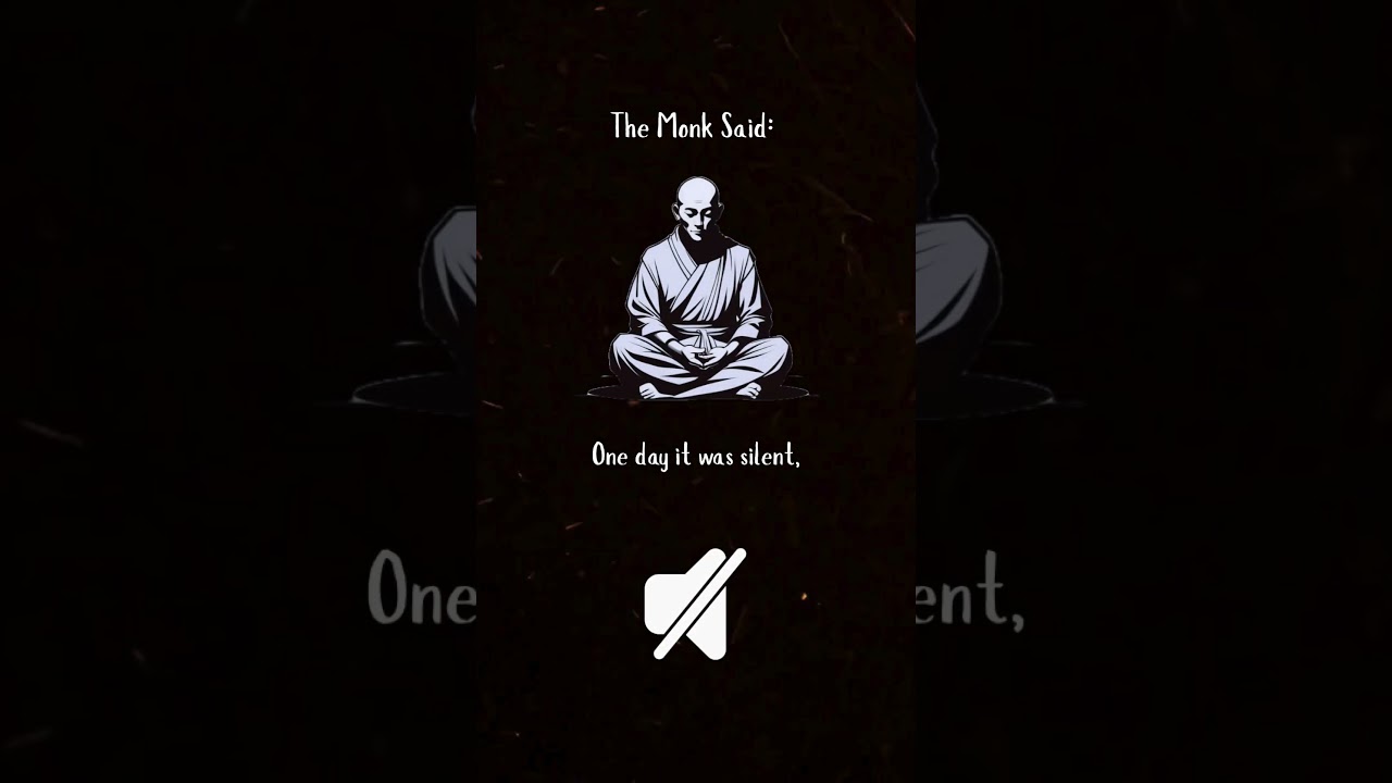 The Monk Said: We Notice Gifts Only After They&rsquo;re Gone #monkwisdom #motivational #quotes #shorts