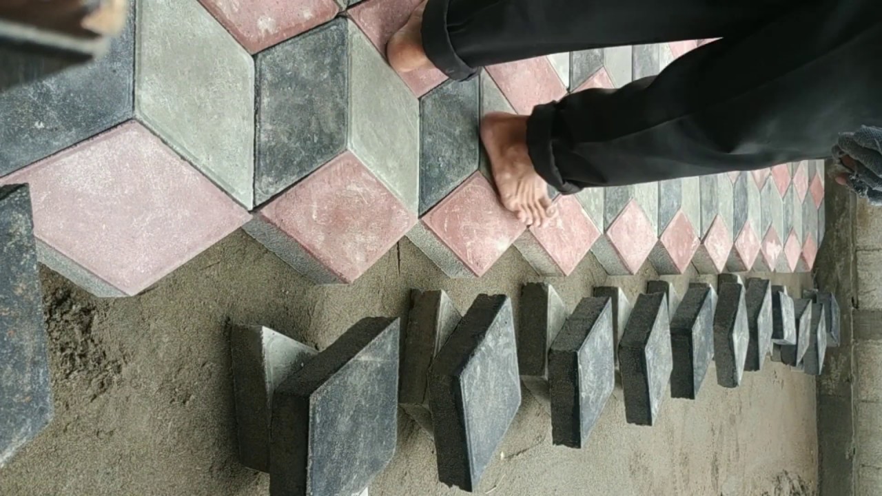 Memasang sendiri Paving 3 dimensi, Des 2019