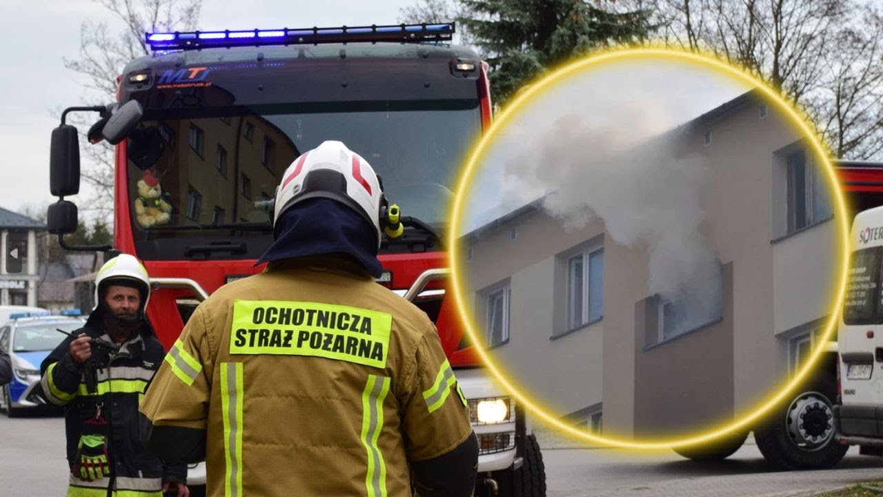 [ALARMOWO + TRĄBY] OSP Kupno 459[R]57┃Wybuch gazu i pożar w bloku w Kolbuszowej, ofiara śmiertelna