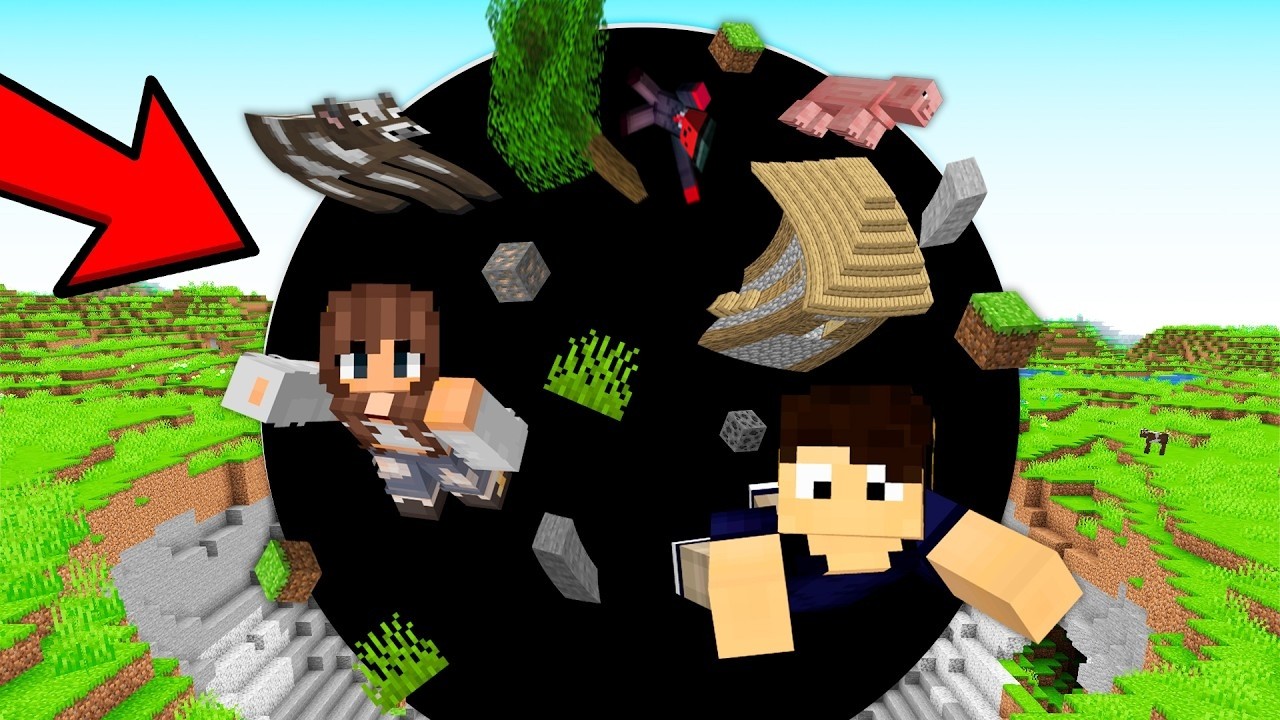 um BURACO NEGRO invadiu NOSSO MUNDO no MINECRAFT!