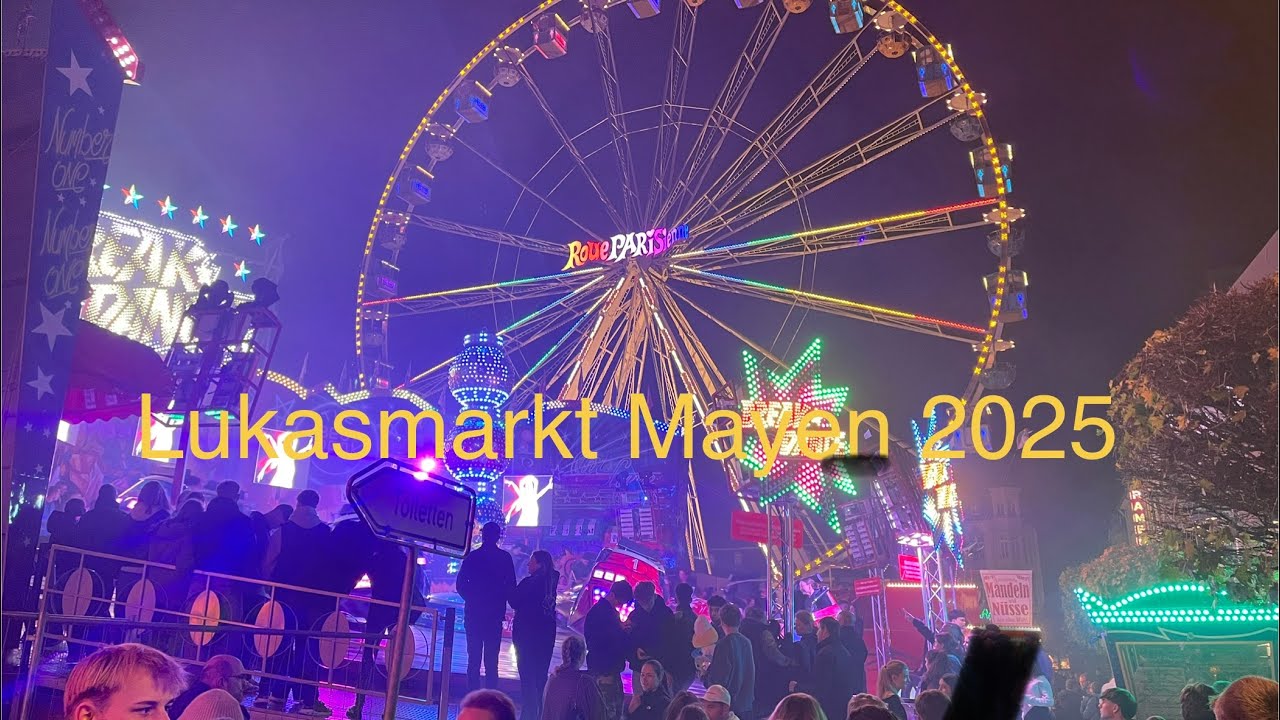 Lukasmarkt in Mayen 2025 l 🎡🎠🎢