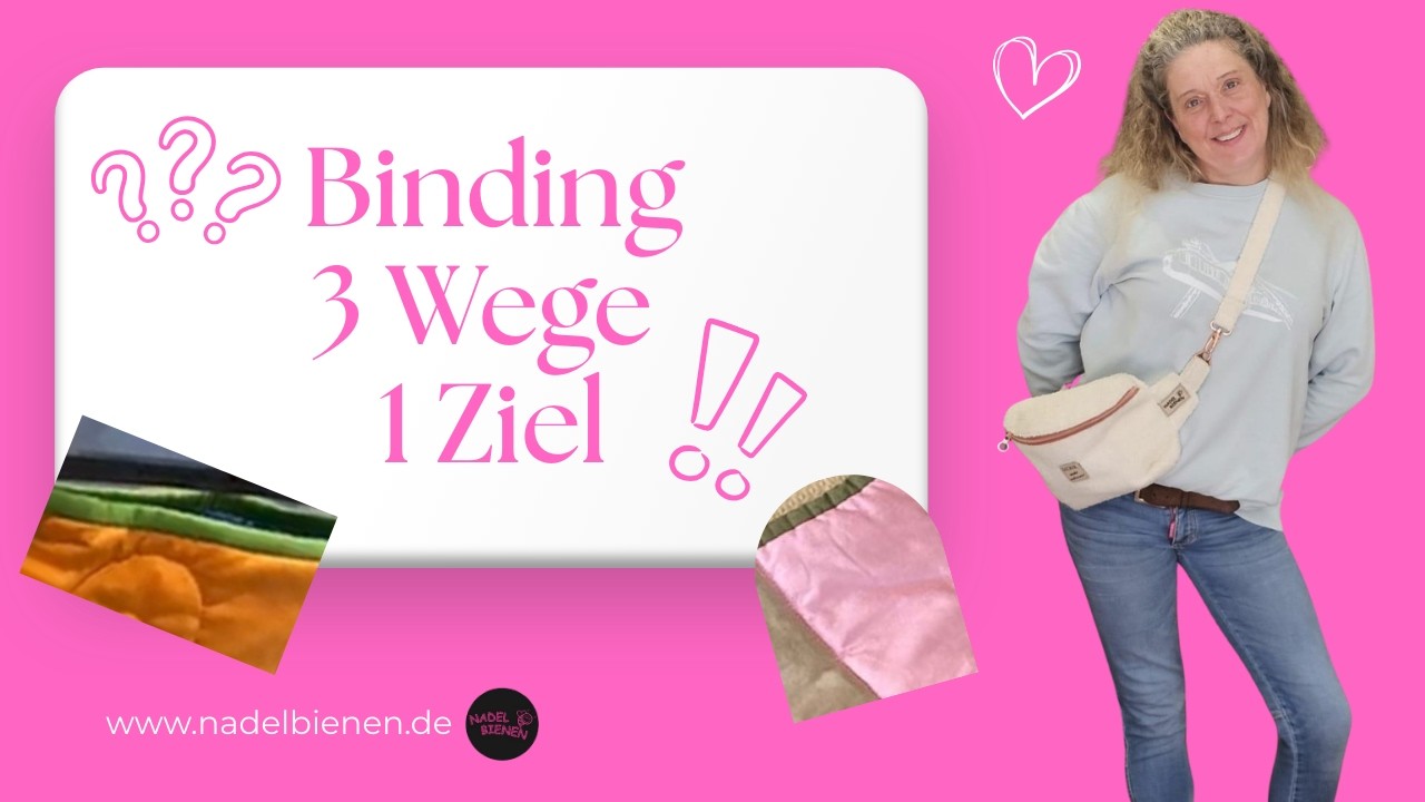 Binding für Patchworkdecken ❤️ 3 Möglichkeiten habe ich mal ausgewählt🧐