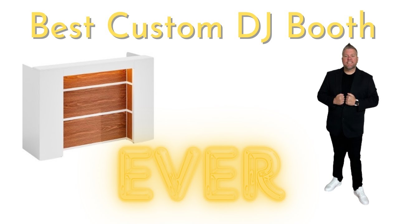 BEST CUSTOM DIY DJ FURNITURE BUILD EVER | Create Elegant DJ Booth Amazon Hack | DIY DJ BOOTH