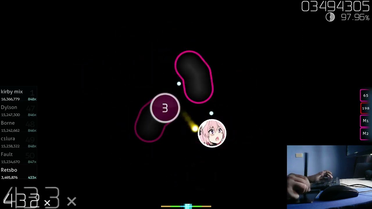 Osu! live - Azul Remix - mezClA (Evatan & Mecotan) 6.33* FC!