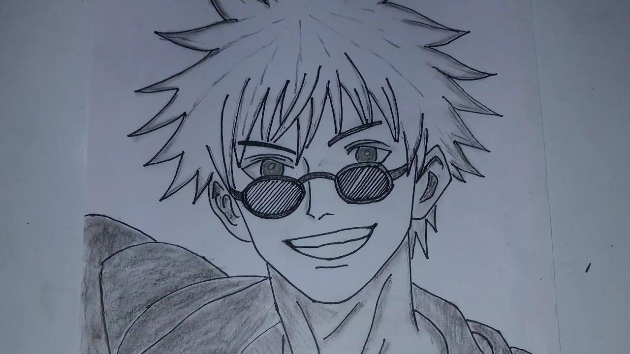 Queen_of_Art  is live how to draw satoru gojo anime  
