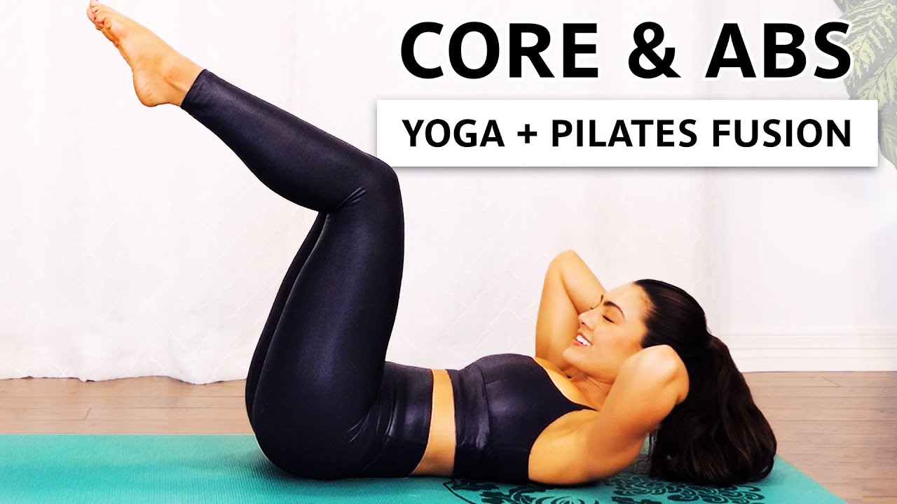Fusion Yoga Pilates Workout, Building Core & Abs Strength, Burn Calories & Shred Fat!