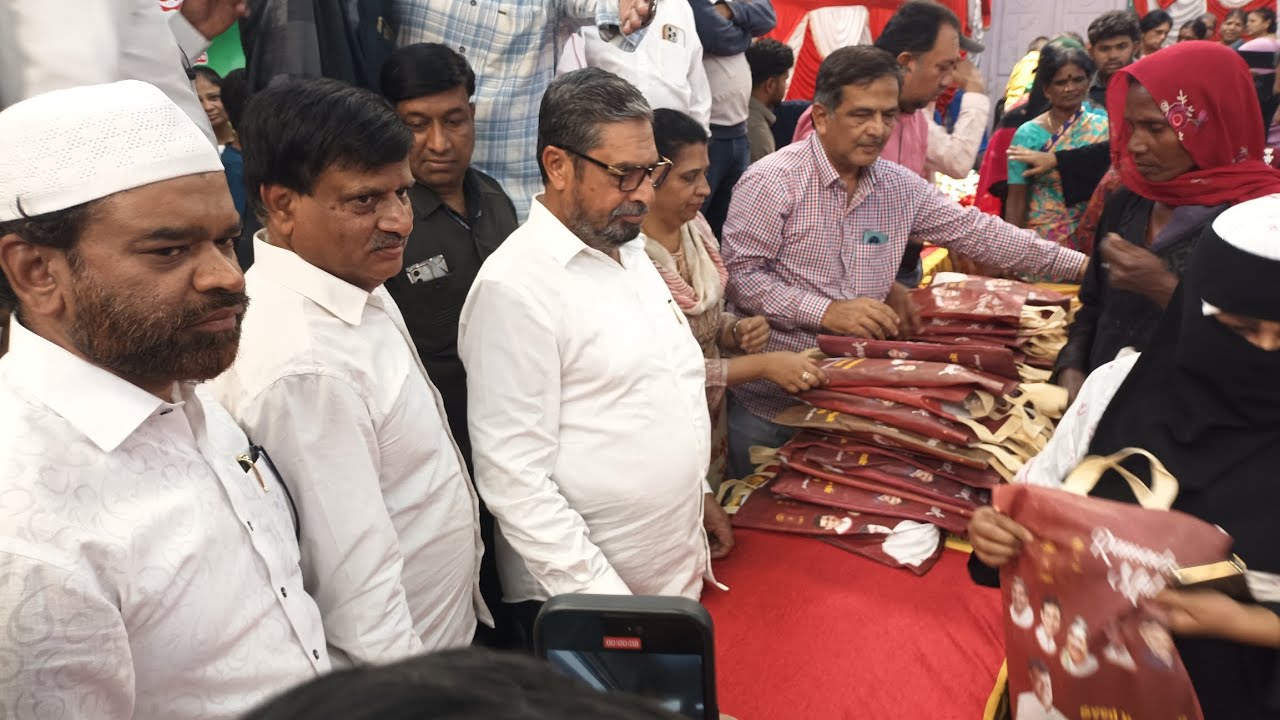 Syed Mubarak Mateen ki khidmat | Ramaswamy Pallya me Saree & Ration Distribution Program Women's Day