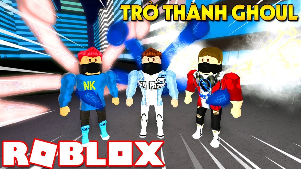 Roblox | CÙNG VAMY VÀ NAMLKUN TRỞ THÀNH GHOUL ĂN THIT NGƯỜI - Ro Ghoul | KiA Phạm