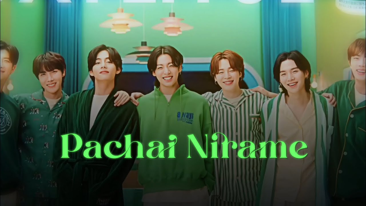 Pachai nirame 💚 // BTS tamil song edit 🥀 //  #btstamiledits