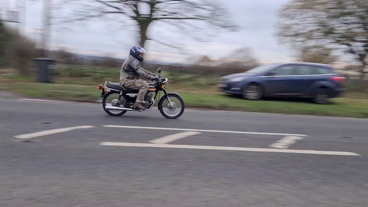 1979 HONDA CD185 BENLY TEST RIDE.