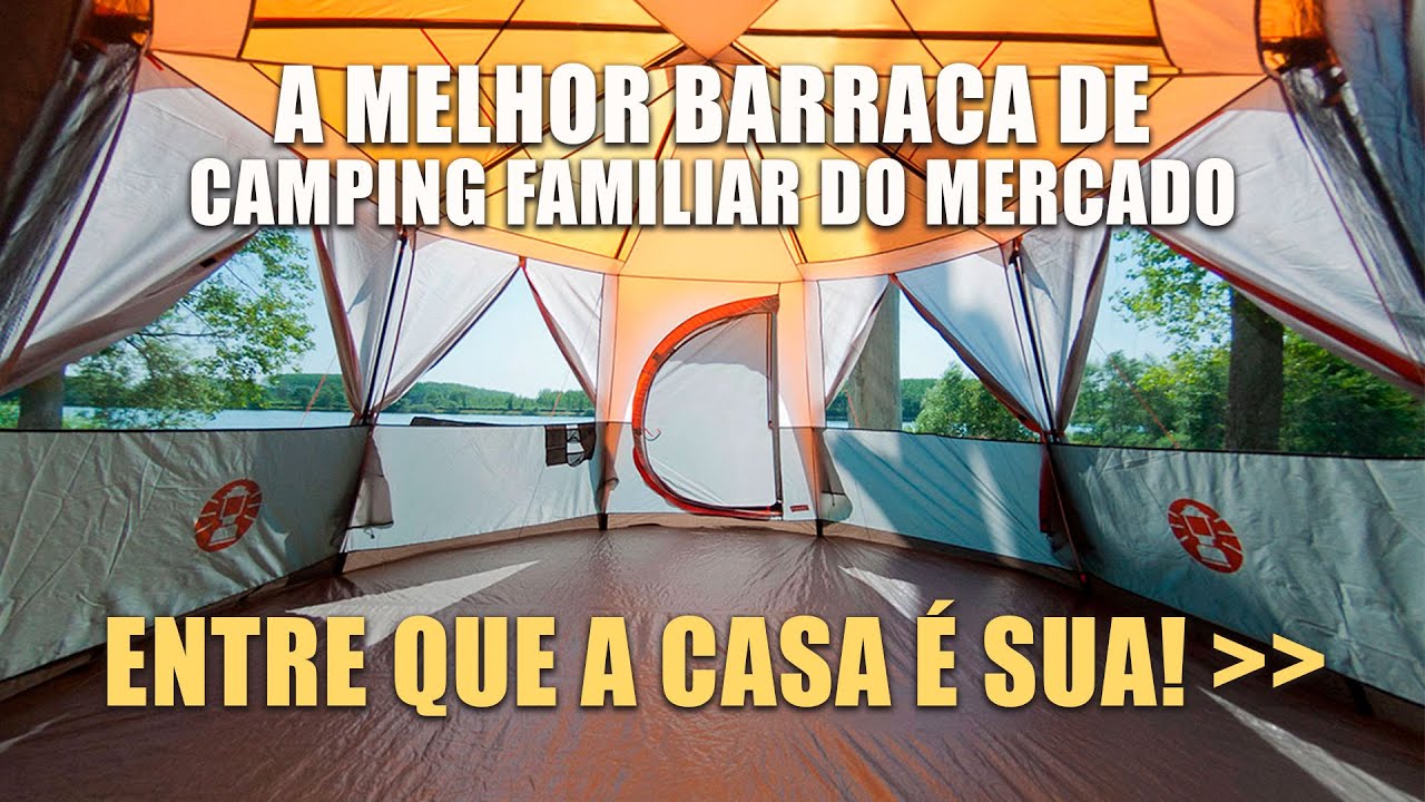 Coleman Octagon 8 - A Maior e Mais Confortável Barraca de Camping Familiar do Mercado