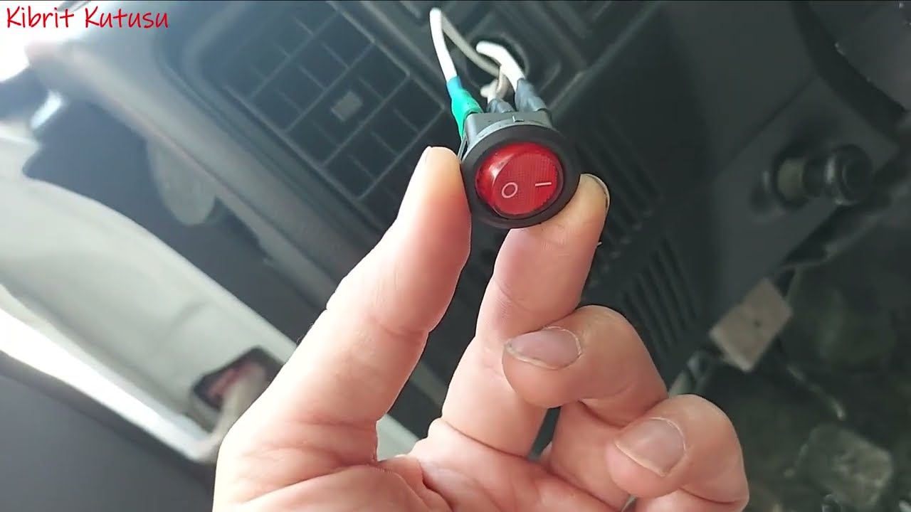 12 v Işıklı Düğme-Anahtar Nasıl Bağlanır? Neden Yanmaz?