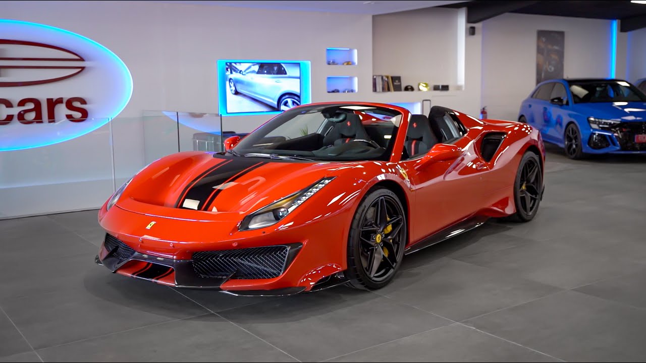 🚀  Ferrari 488 Pista Spider Rosso Corsa Walkaround  exterior,  interior y sonido