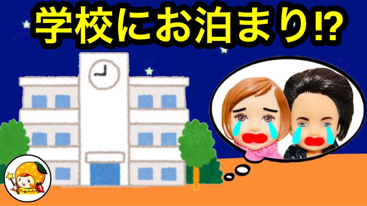 ケリー 学校にお泊まり!? 忘れた宿題を取りに行くと… チャック 友情 おもちゃ ここなっちゃん