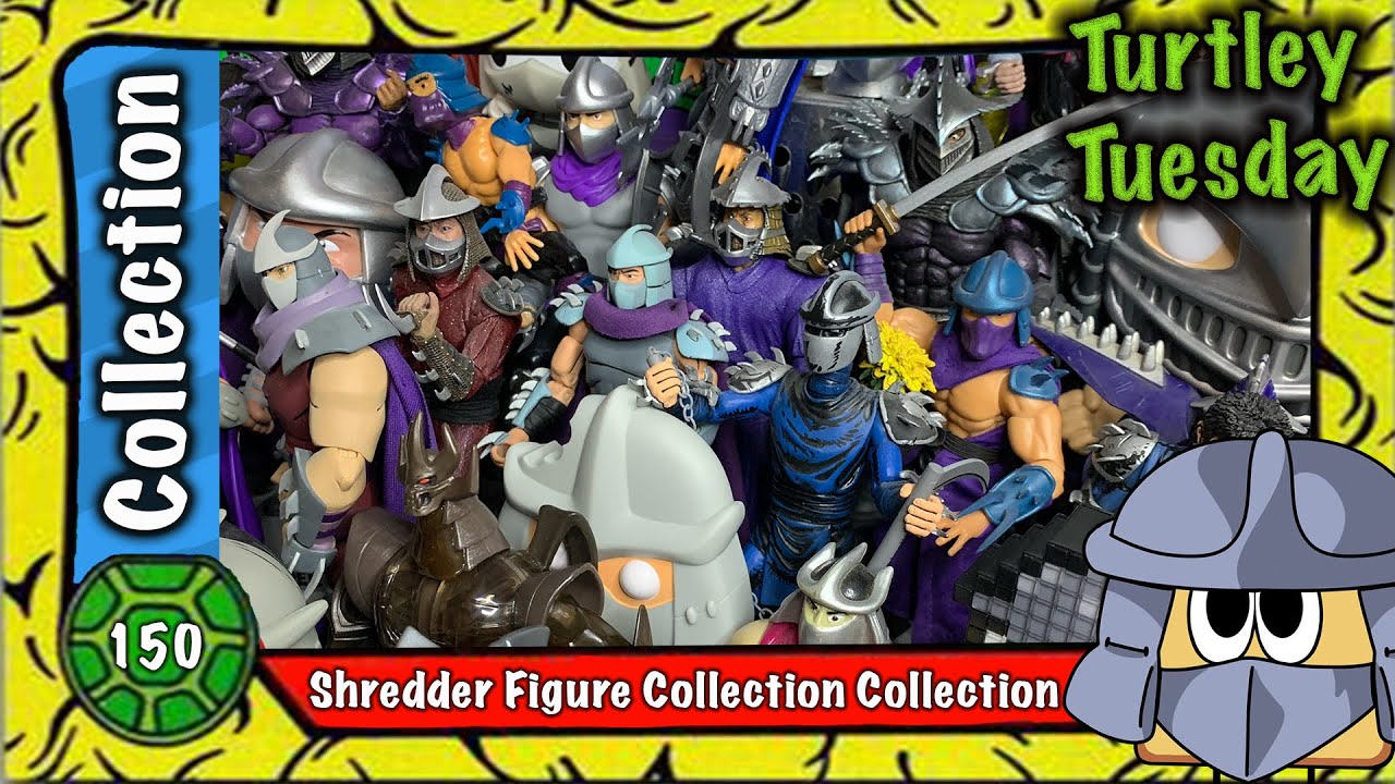 Shredder Figure Collection! 150th Turtley Tuesday Shredder-Shred-tacular