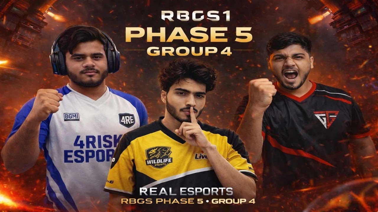 Clovita-Real Battle Ground Series one Phase 5 | Group 4 - Hindi | BGMI tournament