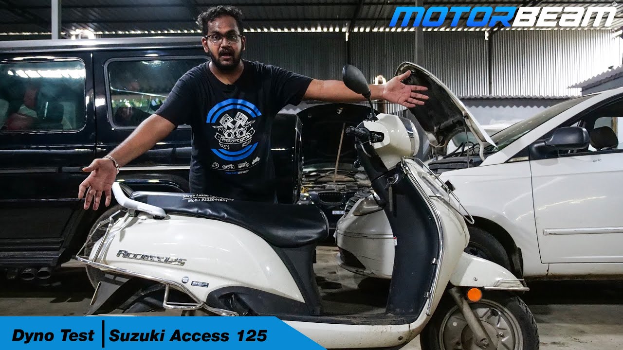 2020 Suzuki Access 125 Actual Power - Dyno Test | MotorBeam