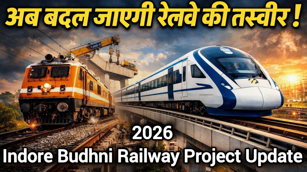 इंदौर–बुधनी रेलवे लाइन 2026 🚆 | चल रहा अर्थवर्क बहुत तेजी से | Indore Budhni Railway Line | 2026