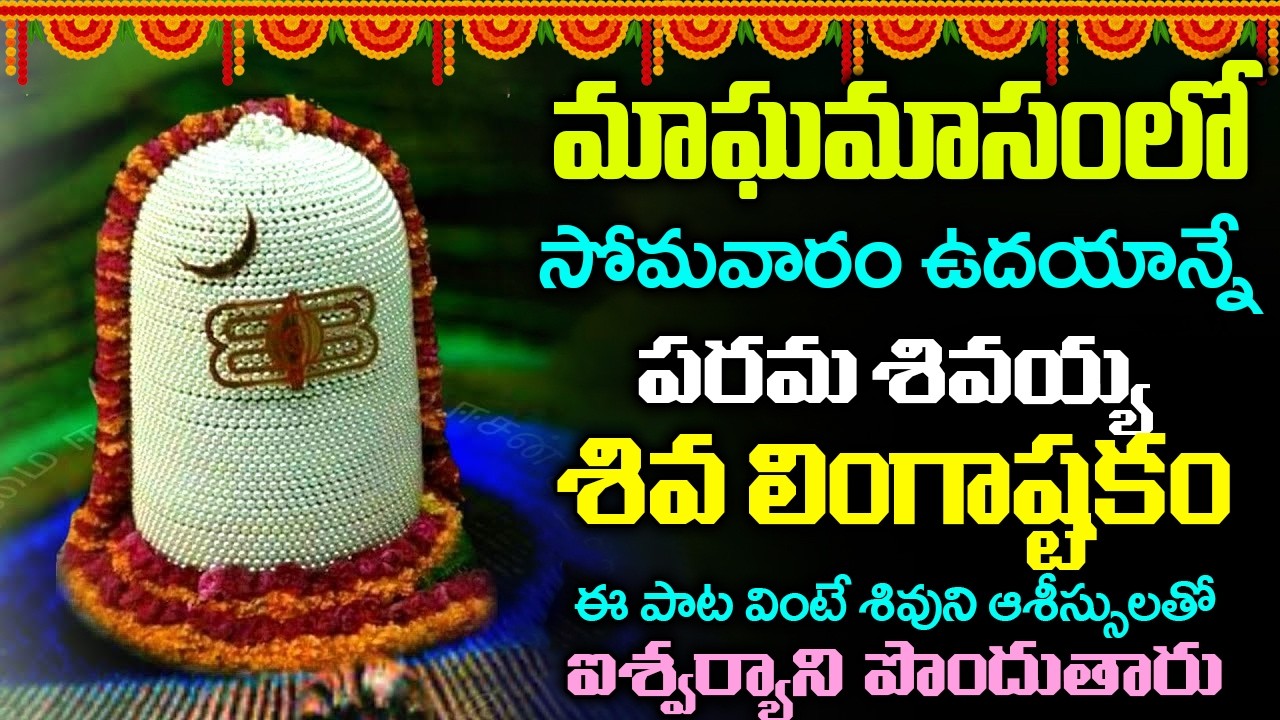 సోమవారం లింగాష్టకం వింటే మహాశివుని చూపు మీ పై పడి పట్టిందల్లా బంగారమే - Shiva Lingashtakam