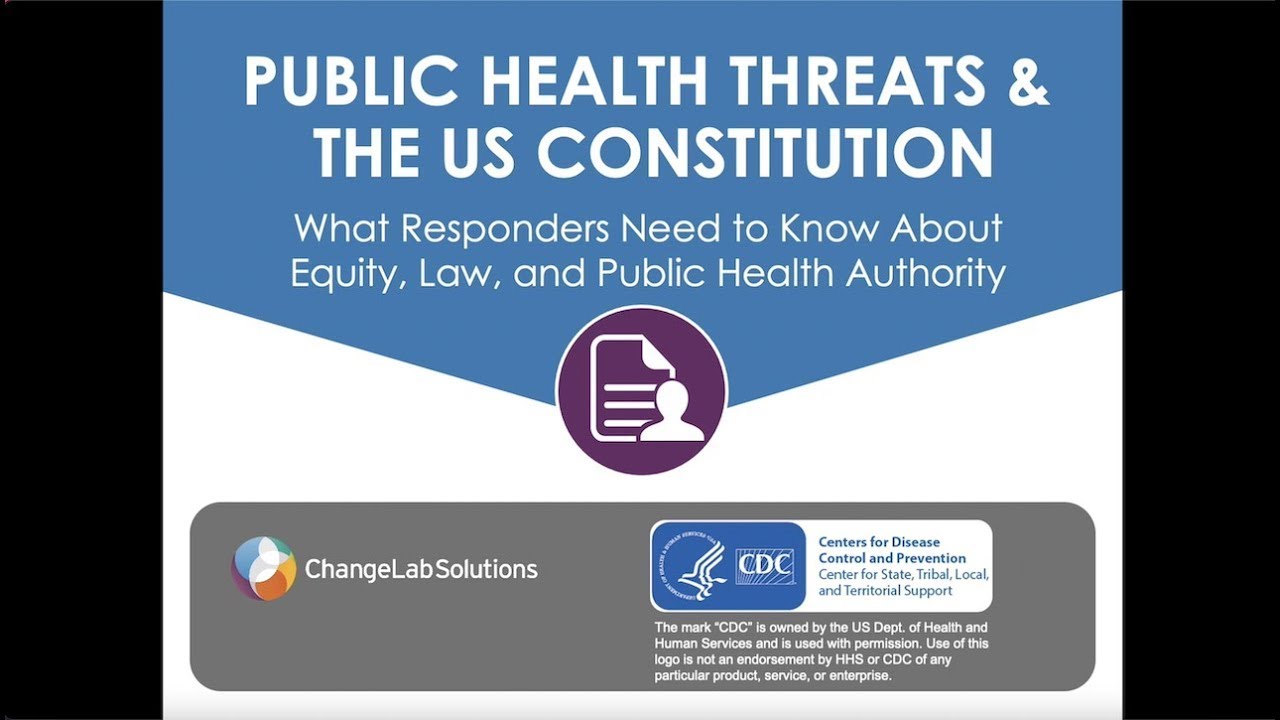 Public Health Threats & the US Constitution: What Responders Need to Know