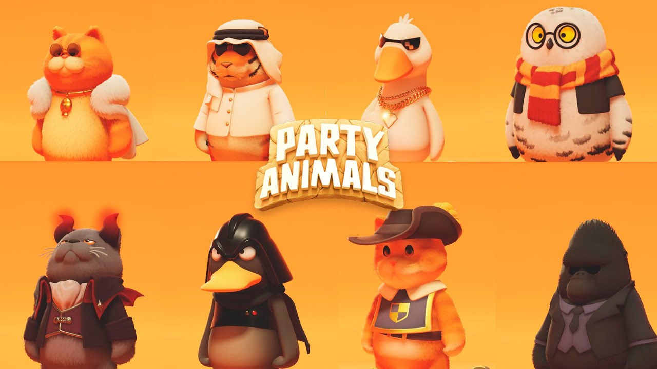 ¡TODAS las SKINS de PARTY ANIMALS! (Video Actualizado a 2024 en canal y descripción)