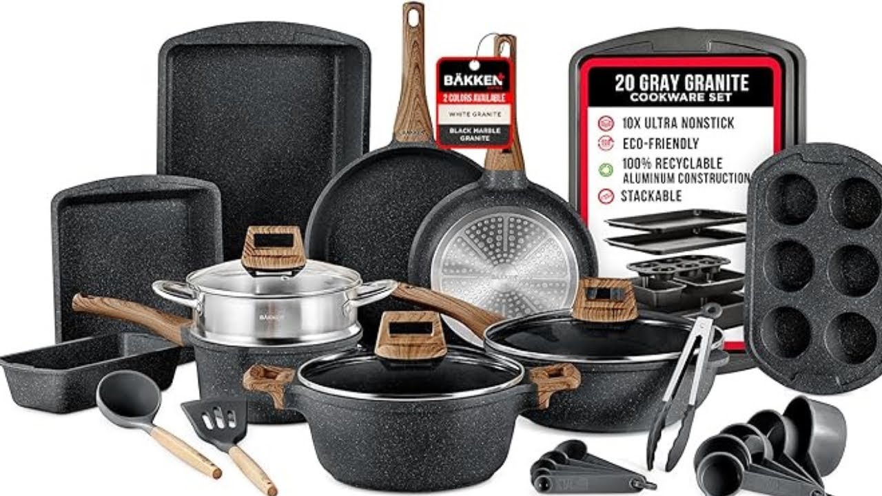 Bakken-Swiss 20-Piece Kitchen Cookware Set