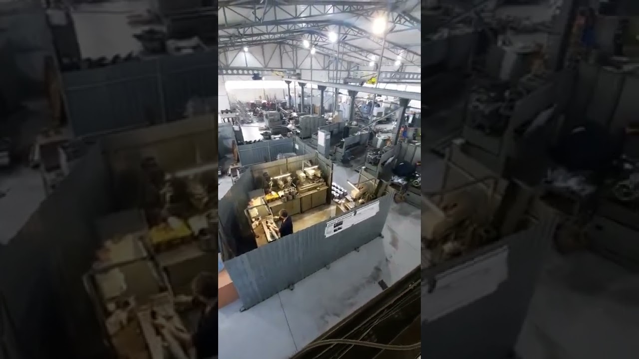 Шум цеха обработки металла 720p 30fps H264 192kbit AAC