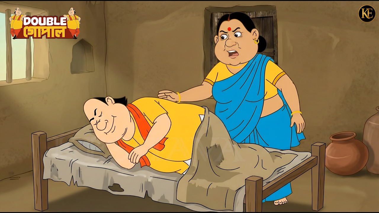 গোপাল দাদু ঘুমাচ্ছে আর তার স্ত্রী তাকে জাগিয়ে তুলছে।|| Gopal Bhar || Best Of Gopal Bhar