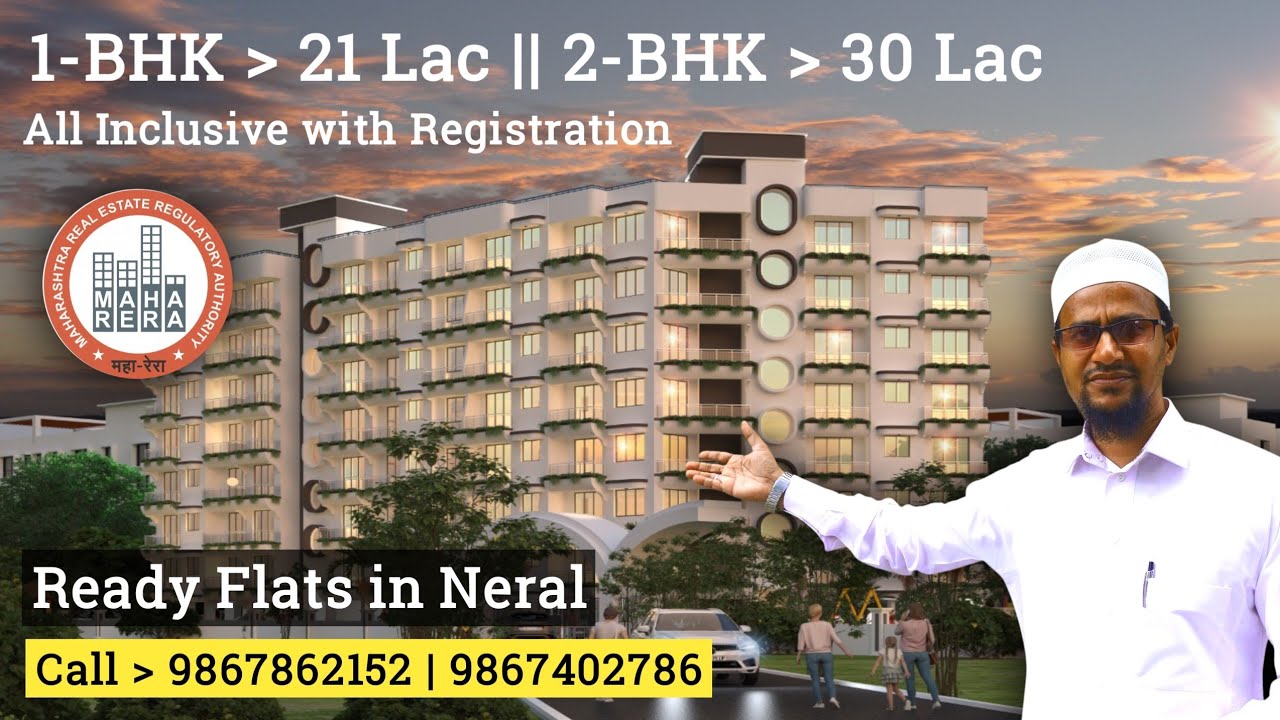 Ready Flats in Neral with Modern Amenities ☎️ 9867862152 #neral #property #madina