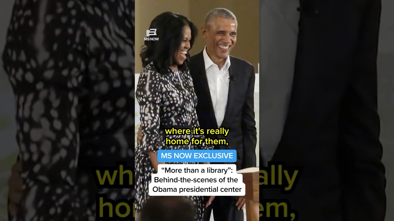 MS NOW EXCLUSIVE: 'More than a library': Behind-the-scenes of the Obama presidential library