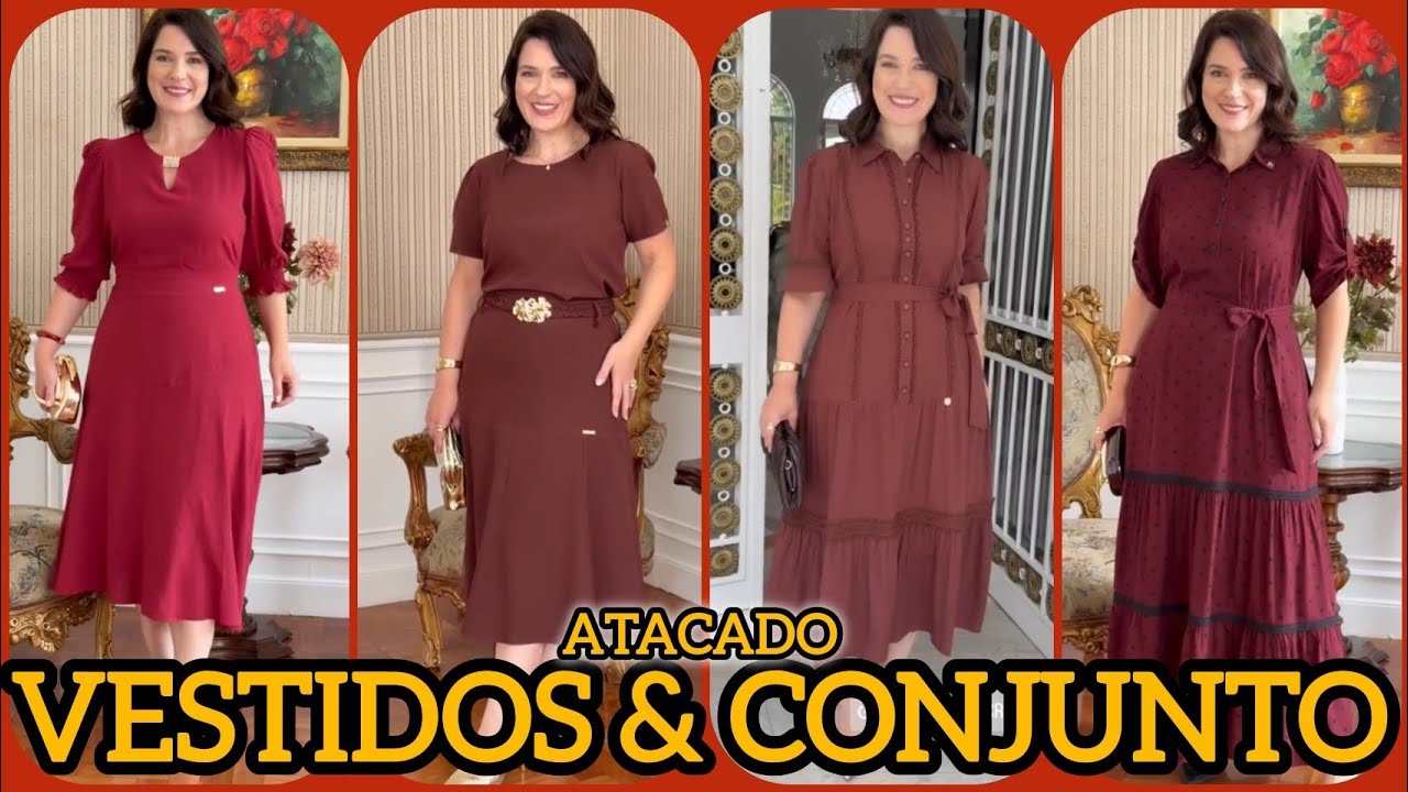 VESTIDOS & CONJUNTOS 🇧🇷 PROVADOR FASHION COM RENATA CASTANHEIRA 🌹✨#vestidos #moda #modamodesta 