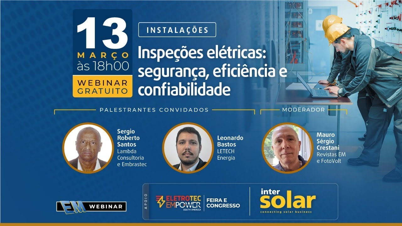 99° EM Webinar - Inspeções elétricas:  segurança, eficiência e confiabilidade