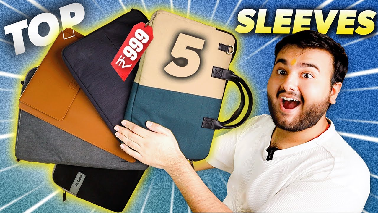 TOP 5 Best Laptop SLEEVE Bags under ₹1000/- ⚡️| 2023
