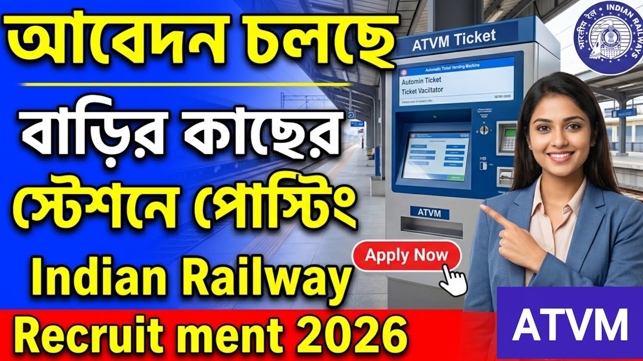 railway recruitment 2026 | railway new vacancy 2026 west bengal | indian railway new vacancy update
