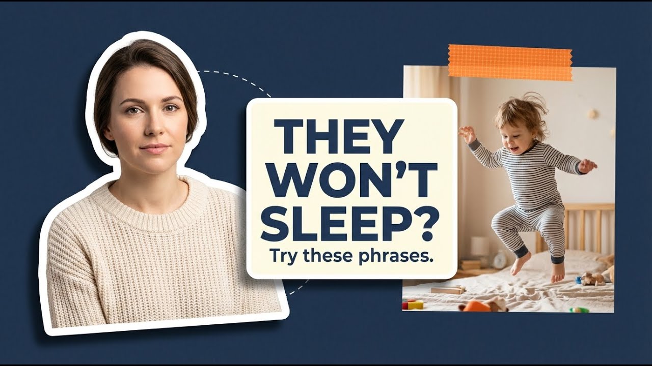Parenting in English: What to Say When Your Child Won't Sleep