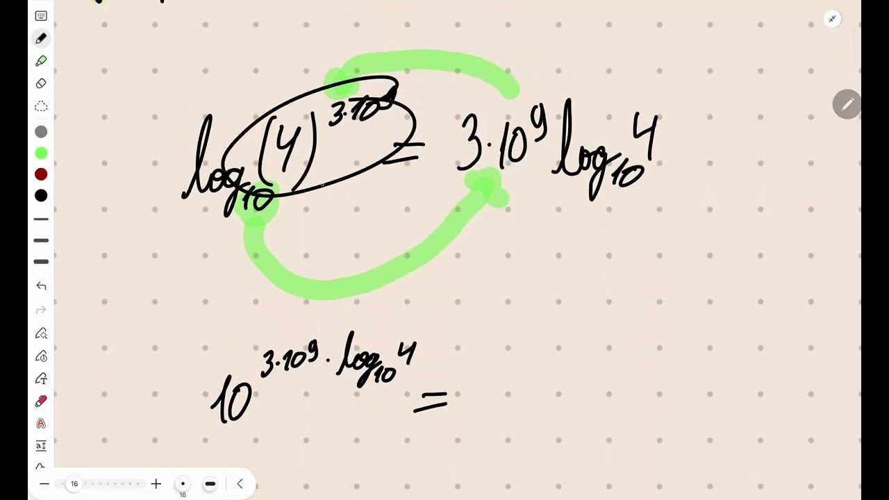 Questão de Logaritmo com gosto de análise combinatória ao fundo