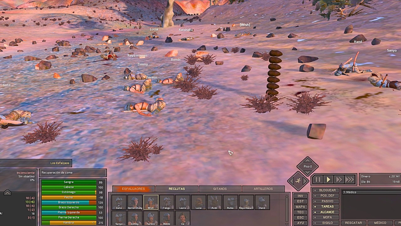 Kenshi en modo hardcore - Toda la campaña pende de un hilo (sin comentar)