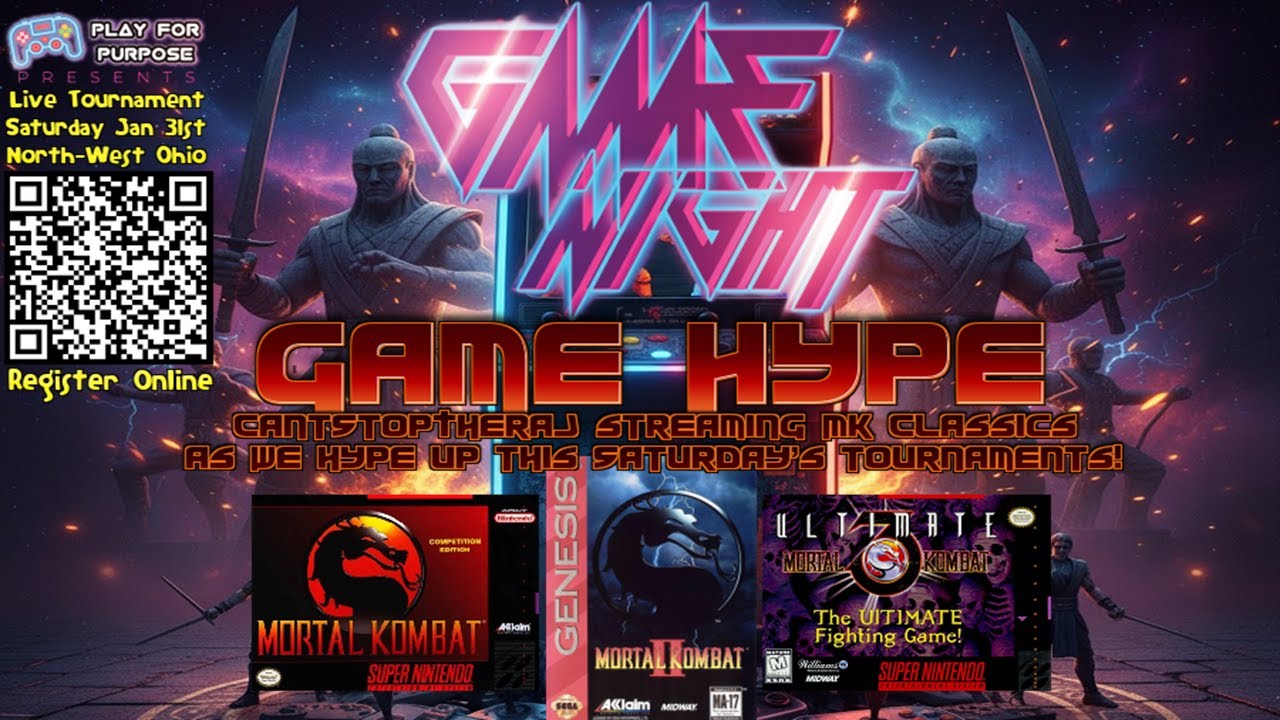 Game Night Game Hype: Classic Mortal Kombats - PlayForPurposeOhio.com