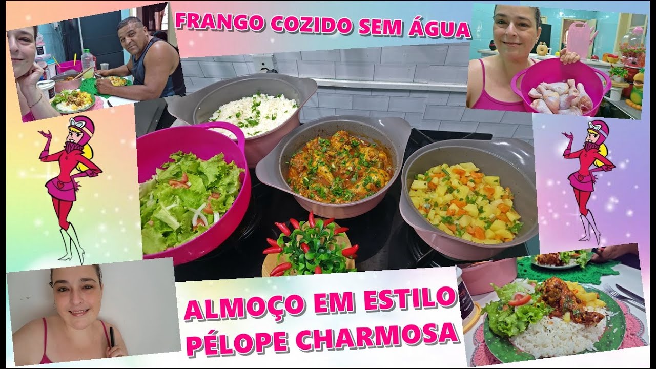 FRANGO COZIDO SEM &Aacute;GUA DA VAL - ALMO&Ccedil;O PEN&Eacute;LOPE CHARMOSA