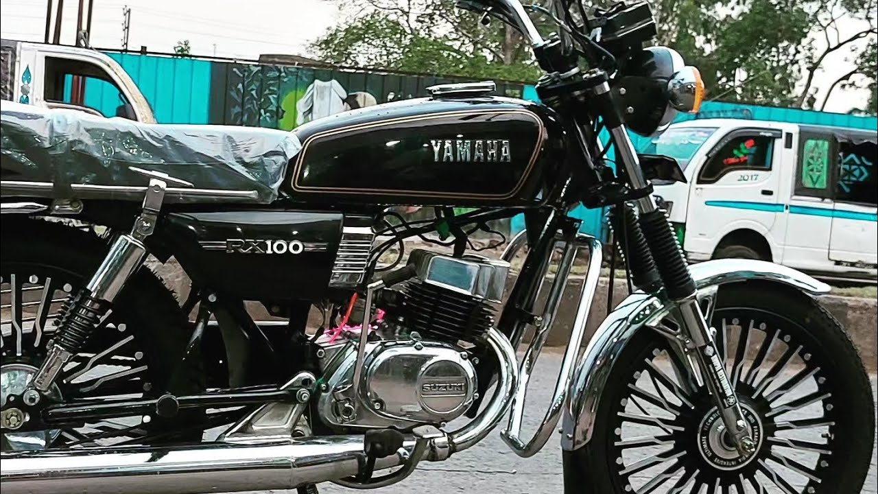 Suzuki mex100 ko bnaya most wanted bike rx100 #viral #bikelover #bhopalrestoration #yamaha #bike