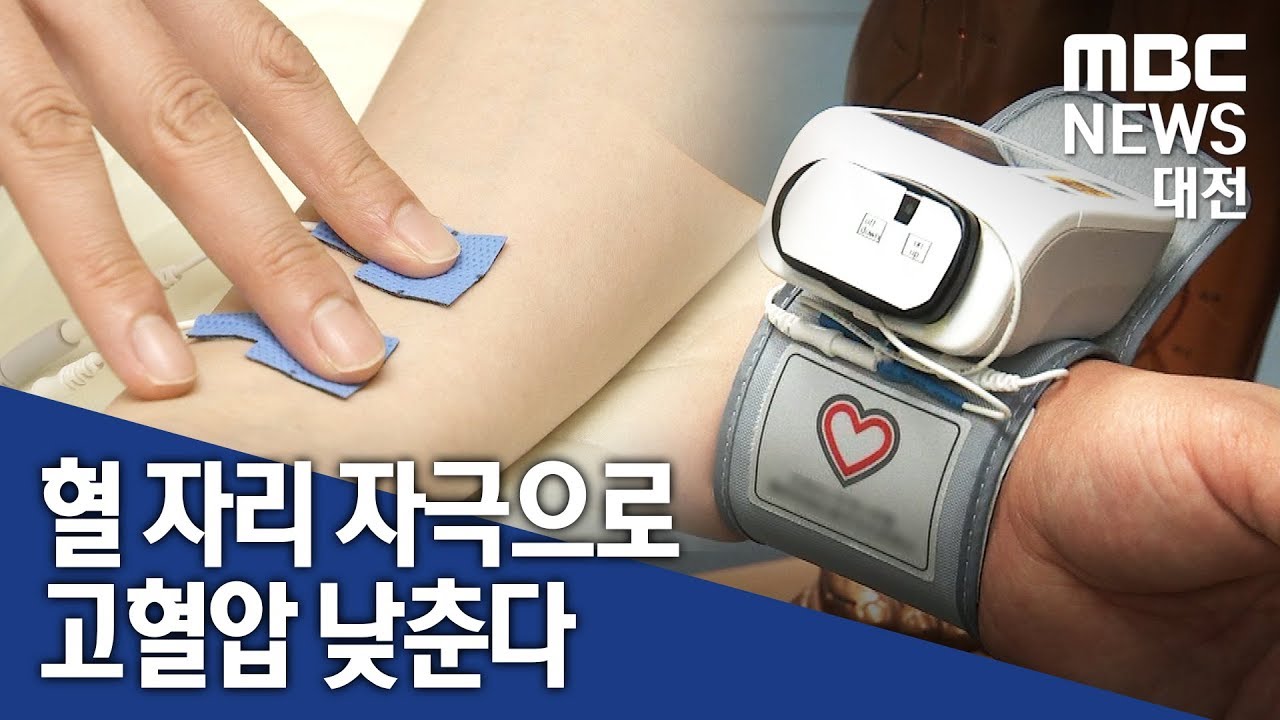[대전MBC뉴스]'혈 자리 자극해 혈압 낮춘다' 학계도 주목