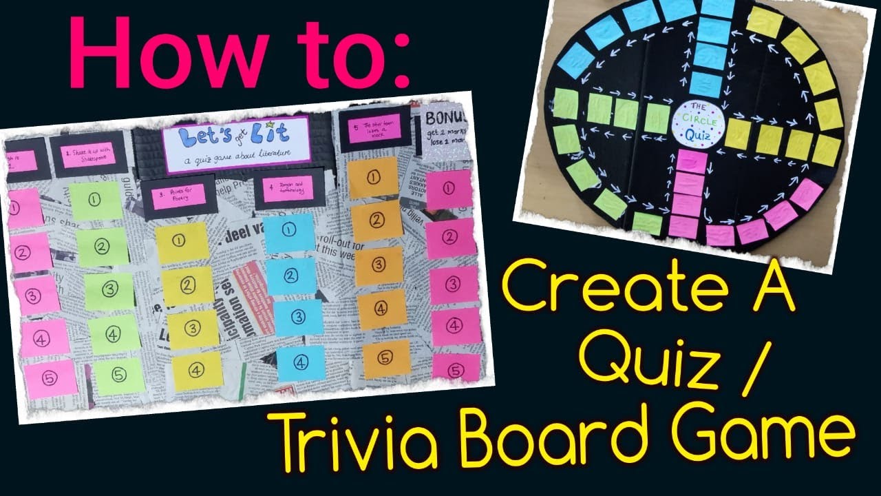 How to: Create a Quiz / Trivia Board Game.
