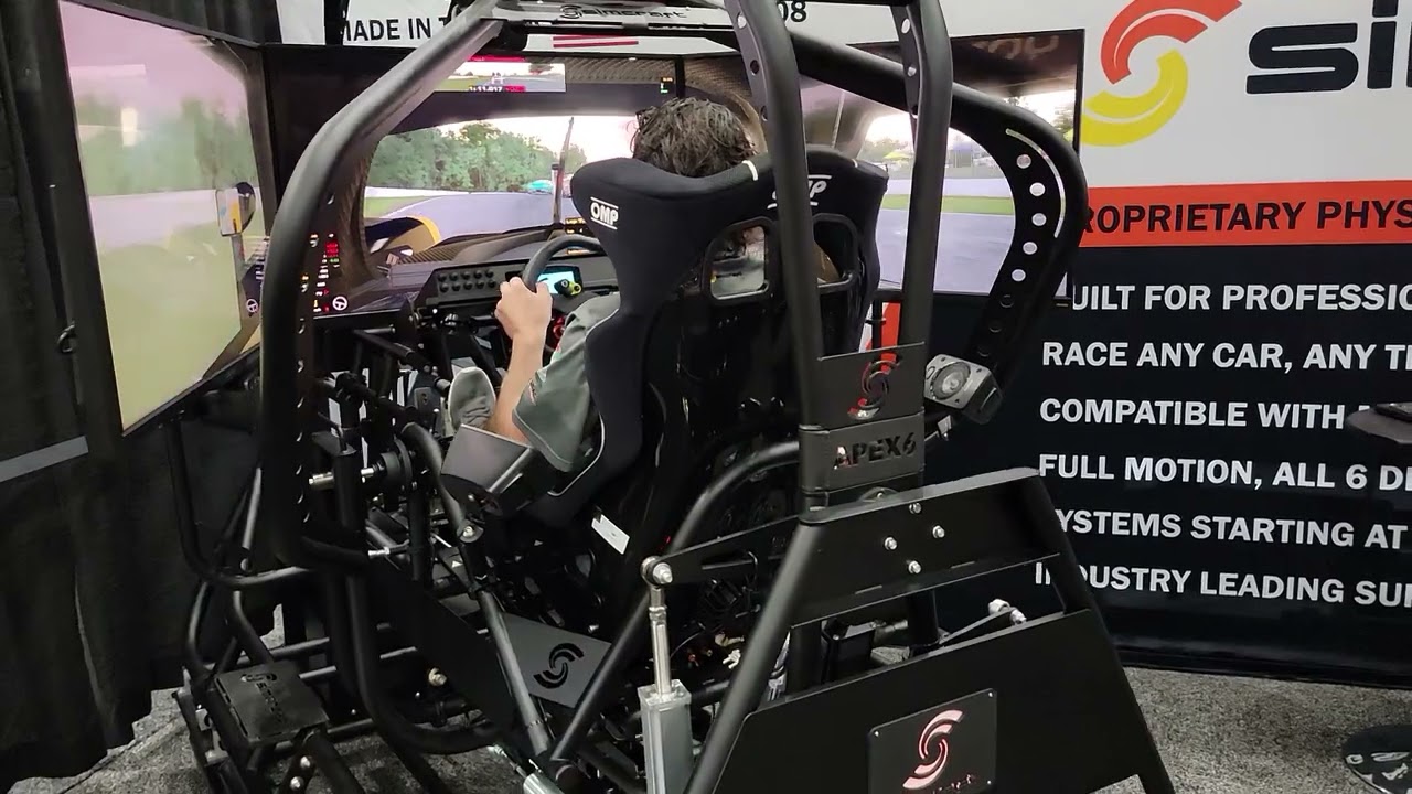 APEX6 GT Pro Full Motion Racing Simulator Lap at Road Atlanta