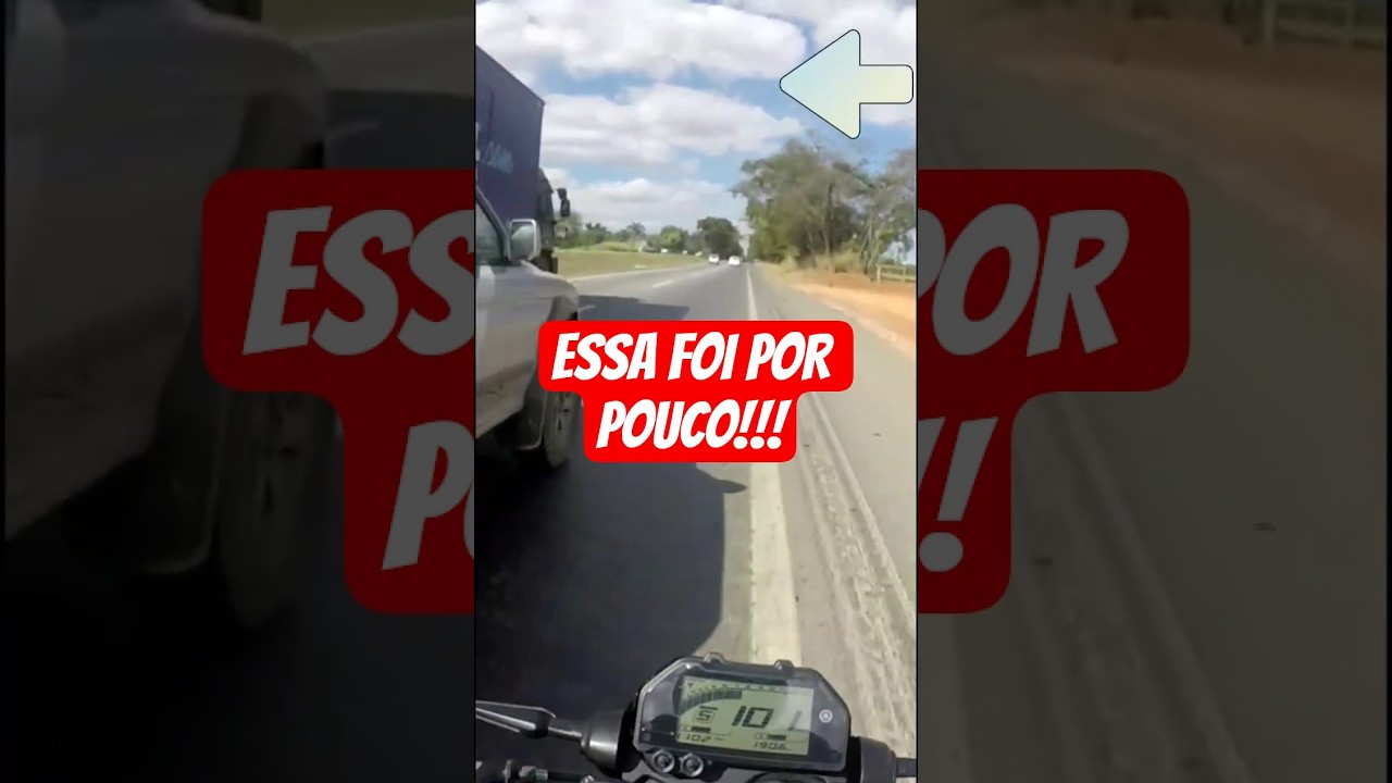 Cuidado, ao ultrapassar pela direita.
