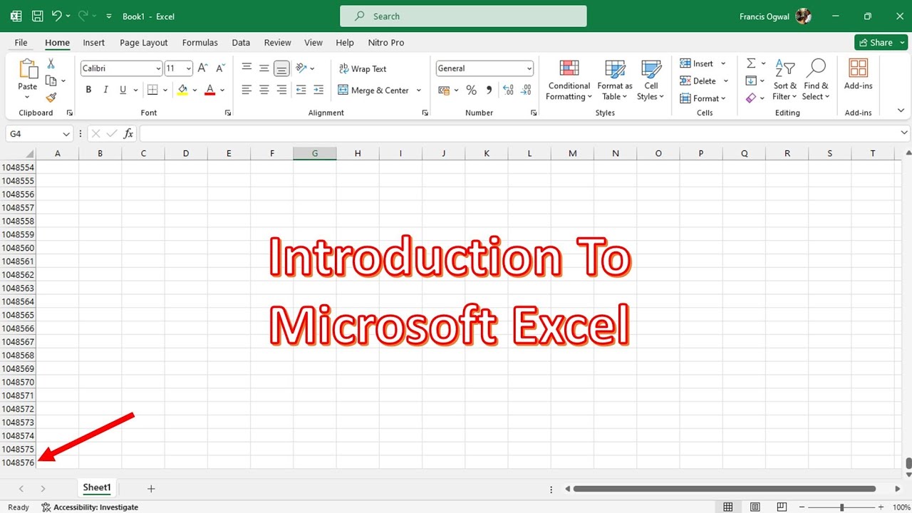 Introduction To Microsoft Excel For Beginners HM&S 2