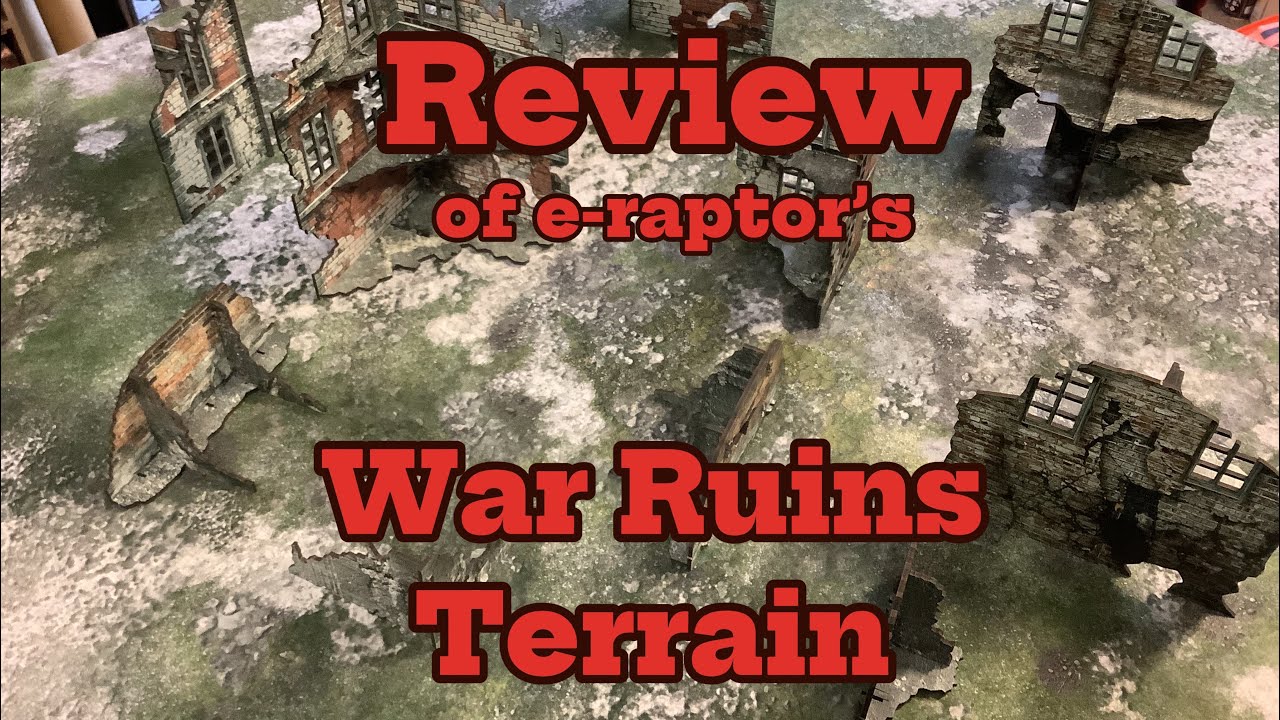 Review of e-raptor’s pre-coloured War Ruins scenery
