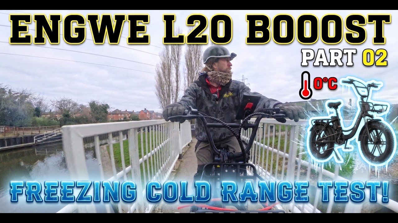 Engwe L20 Boost - Тест дальности действия - Тест дальности действия в реальных условиях в Великоб...